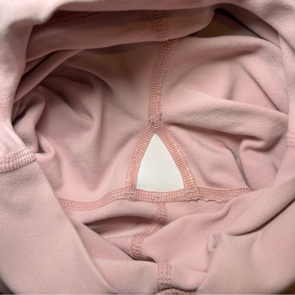 Alo Yoga 5” Airbrush High-Waist Biker Short Light Pink Size Extra Small - Picture 8 of 9